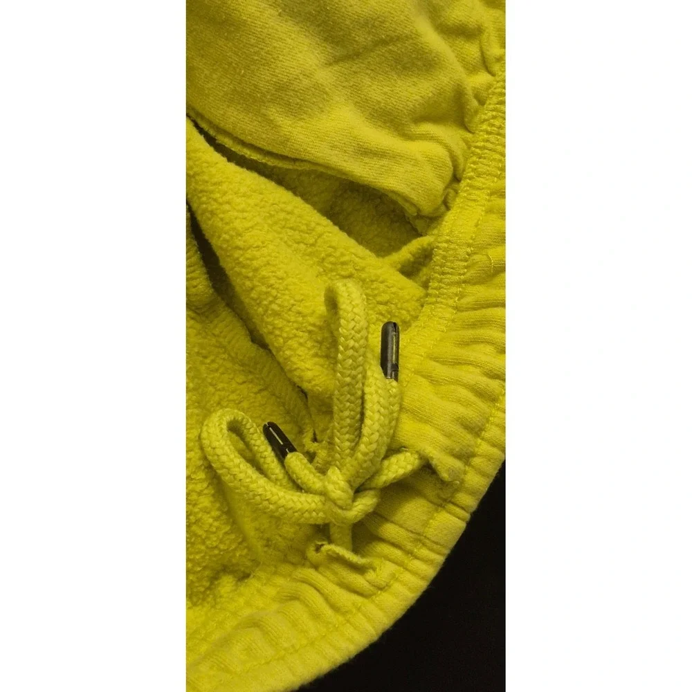 The North‎ Face Never Stop Exploring Shorts men's XXL yellow drawstring fleece